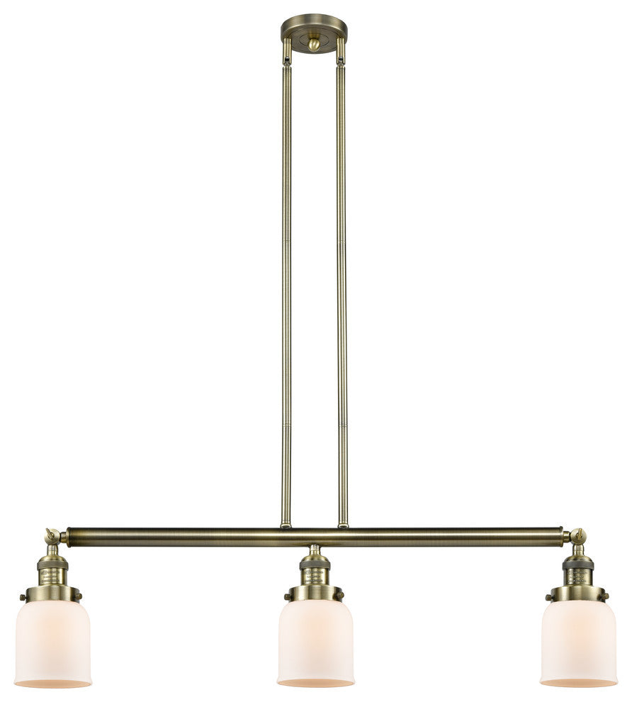 Innovations Lighting 213-Ab-S-G51-Led 3 Light Dimmable Led Island Light