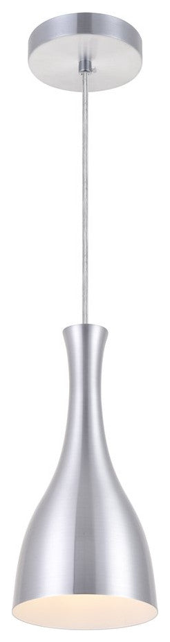Adam 1-Light Burnished Nickel Pendant
