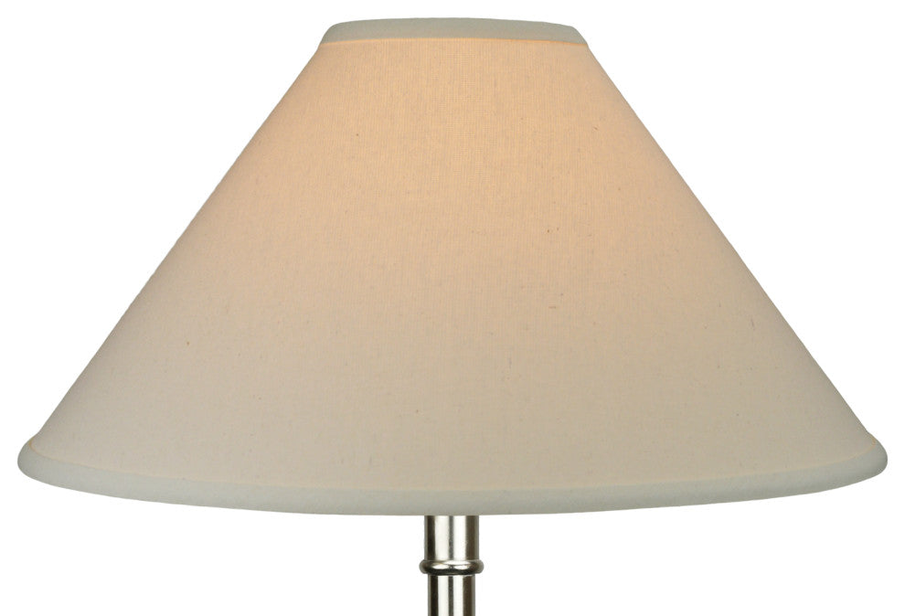 Fenchel Shades, 5"x18"x11" Spider Attachment Empire Lamp Shade, Linen Beige Home