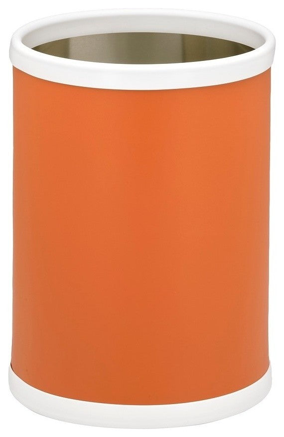 Spicy Orange 10.75" Round Waste Basket