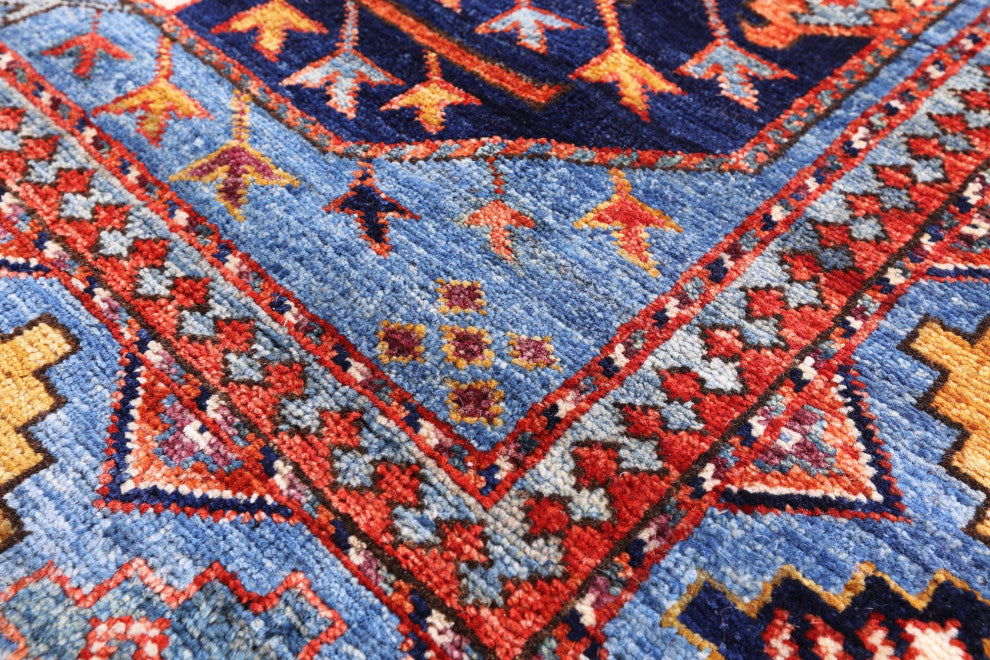 6' 7" X 9' 7" Bokhara Handmade Wool Rug - Q12681