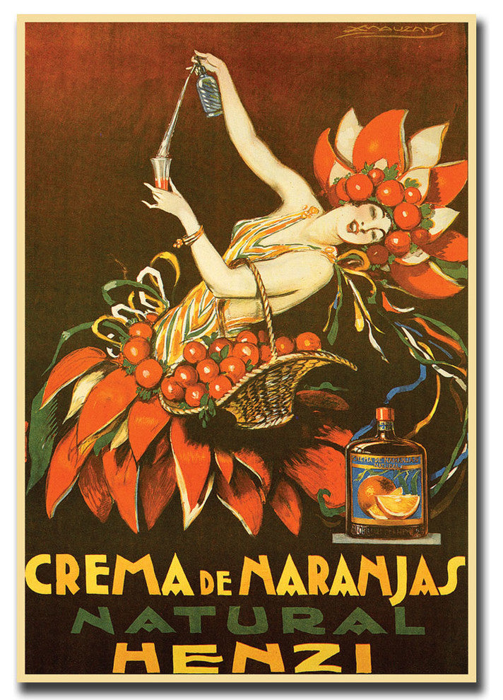 ''Crema de Naranjas Natural Henzi'' Canvas Art