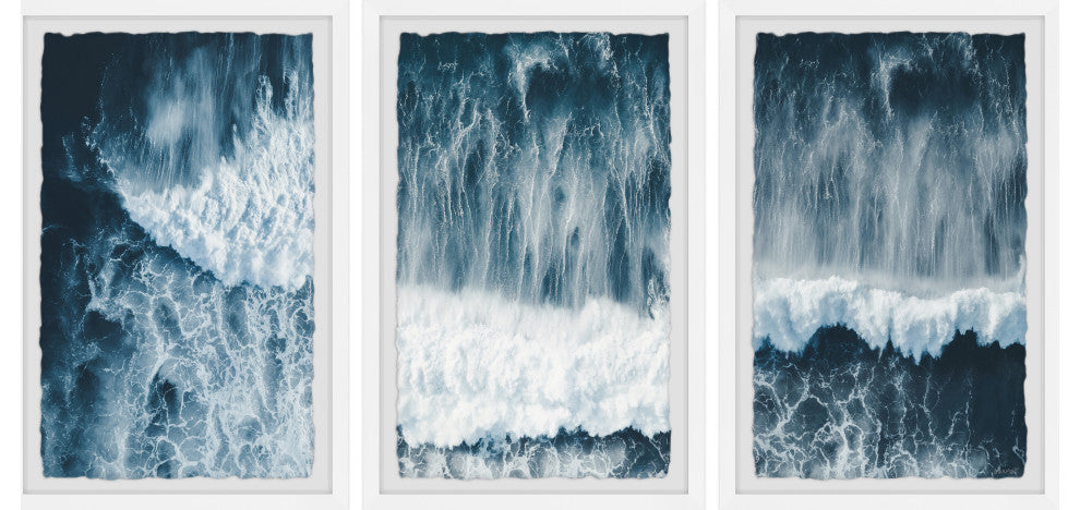 Wash Out Triptych, Set of 3, 12x18 Panels
