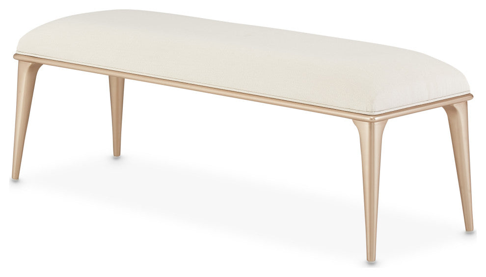 La Rachelle Accent Bench - Medium Champagne