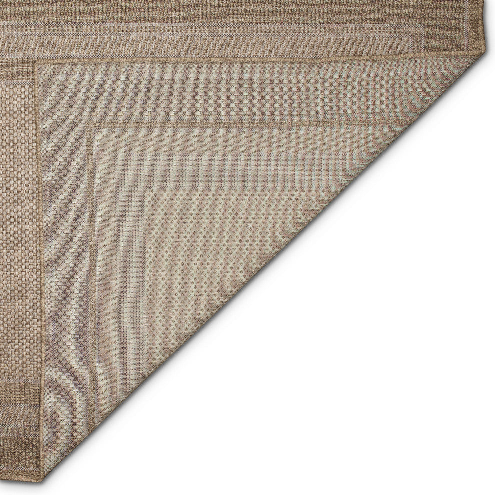 Orly Border Indoor/Outdoor Rug Natural 5'3"x7'3"