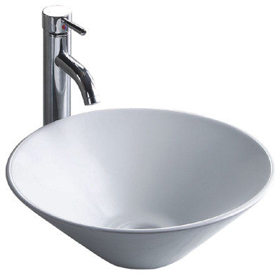 Wells Sinkware 1616 Ceramic Lavatory White