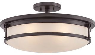 Quoizel  SLR1720WT  Five Light Semi Flush Mount  Sailor  Western Bronze