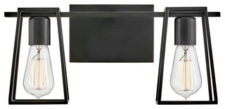 Hinkley Lighting 5162 Filmore 2 Light 16"W Bathroom Vanity Light - Black