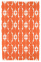 30"x60" Summer Picnic, Geometric Print Beach Towel, Orange