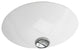 Lacava Plano Collection Lavatory, White