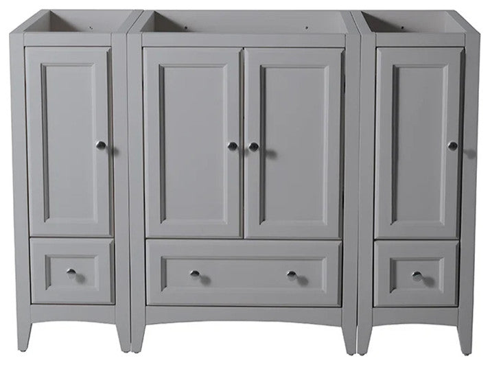 Oxford Traditional Bathroom Cabinet, Gray, 48"