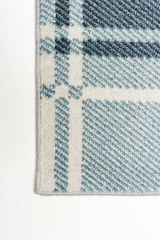 Aqua Roma Area Rug, Blue, 2'6"x8'