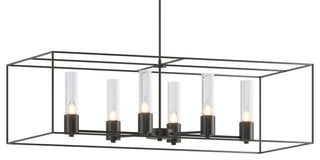 Portico Pendant, Black, Dark Smoke Accent