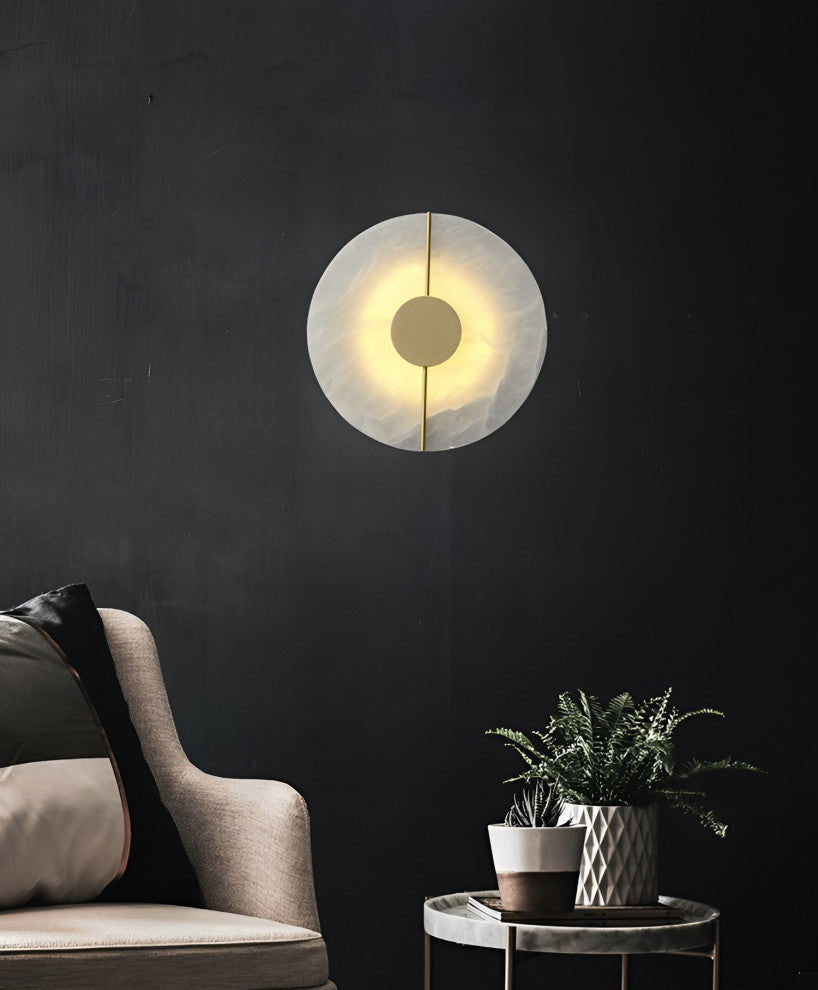 Luxury Marble Wall Lamp for Bedroom, Living Room, Kitchen, A