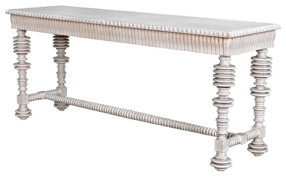Noir Furniture Cavalier Sideboard, White Wash GCON333WH
