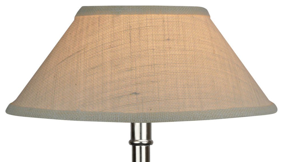 Fenchel Shades 6"x13"x6" Spider Attachment Empire Lamp Shade, Burlap Off White