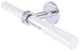 Clearview 2 Arm Guest Towel Holder with Dotted Accents, Polished Chrome
