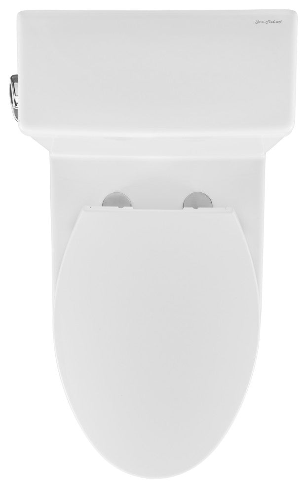 Classe Two-Piece Elongated Left Side Flush Handle Toilet