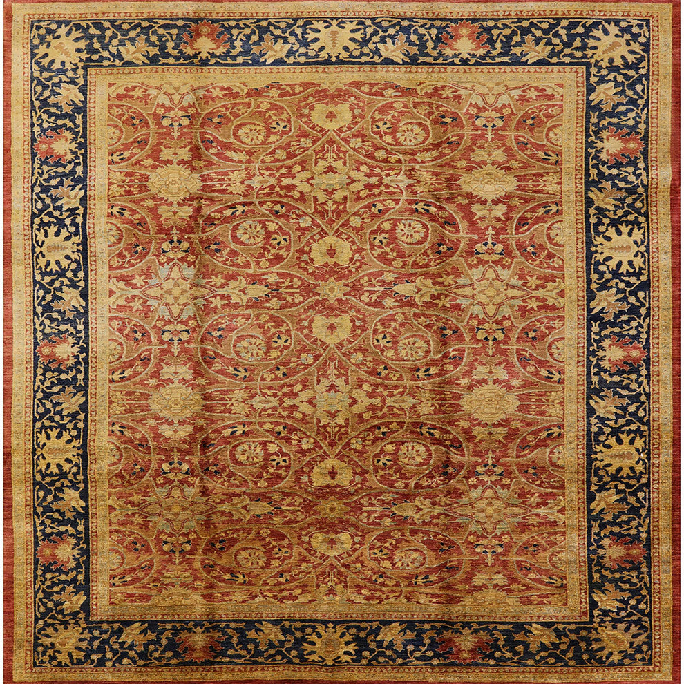 Ahgly Company Indoor Square Mid-Century Modern Area Rugs, 3' Square