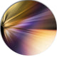 Rays Of Speed Purple Brown, Abstract Digital Round Wall Art, 36"