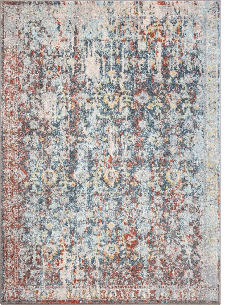 Well Woven Sydney Lyric Blue Vintage Bohemian 2''3"x7''3" Runner Area Rug