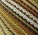 Lexington Park Cream Green and Brown Handmade Luxury Pillow, 20"x26" Standard