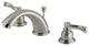 Kingston Brass Widespread Bathroom Faucet With Retail Pop-Up, Brushed Nickel