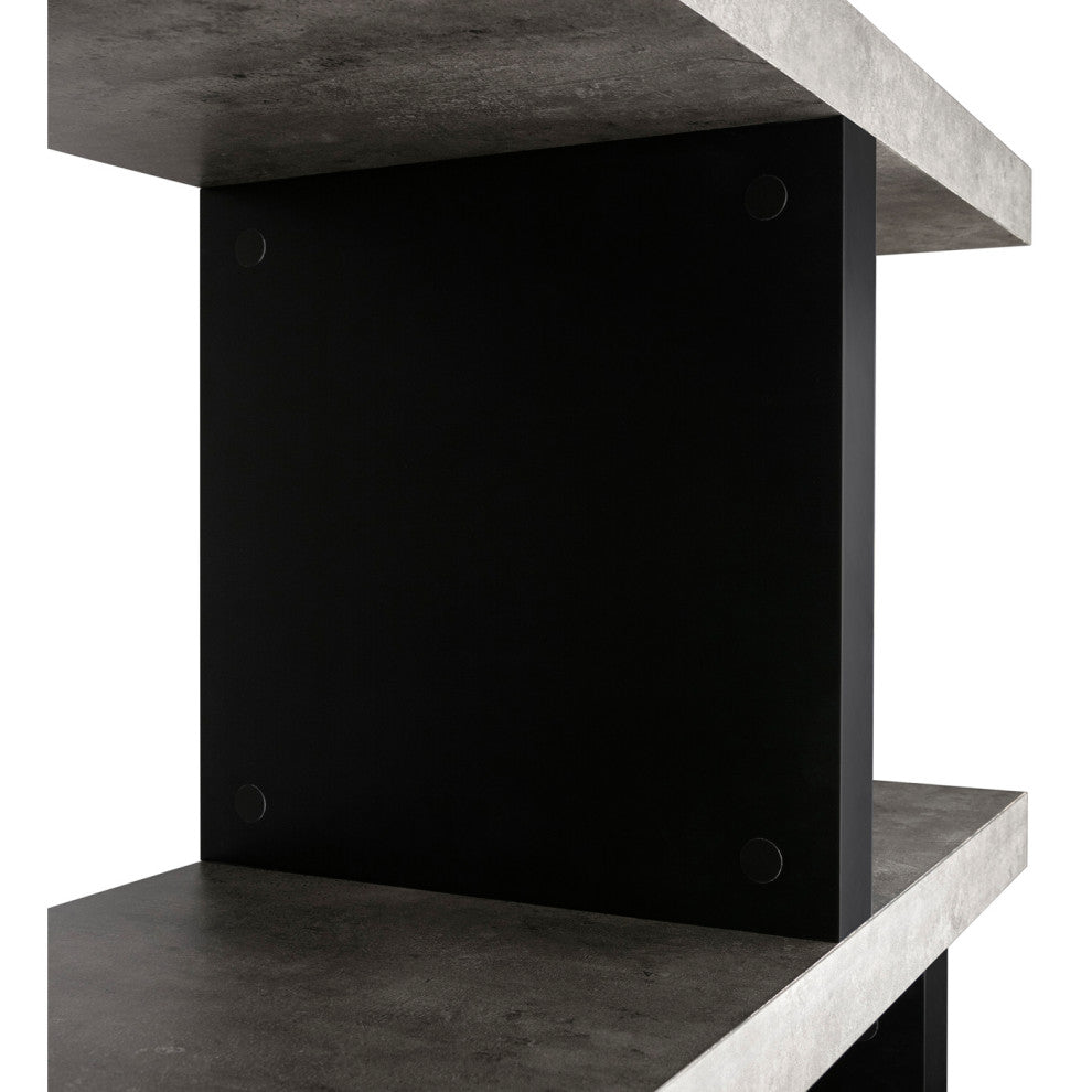 Settho High Modern Grey Display Shelves
