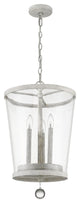 Callie 3-Light Country White Foyer Pendant