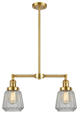 Chatham Island Light, Satin Gold, Clear