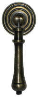 Teardrop Pull With Rosette Backplate, Large