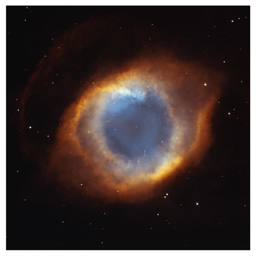 "Helix Nebula - a Gaseous Envelope Expelled By a Dying Star" Paper Art, 32"x32"