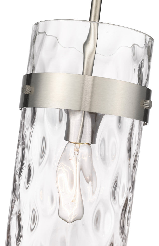 Zlite 3035P6-BN 1-Light Pendant, Clear