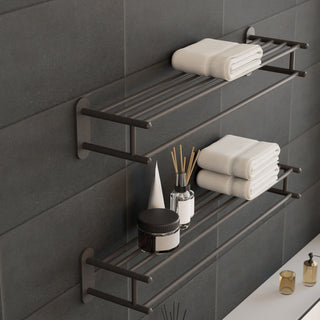 Piscina Brick Matte Nero Porcelain Floor and Wall Tile