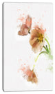 Cute Tulips Illustration Watercolor, Floral Canvas Art Print, 16"x32"