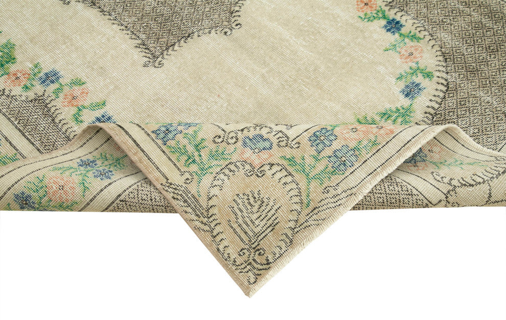 Rug N Carpet - Handmade Oriental 5' 6'' x 8' 11'' One-of-a-Kind Area Rug