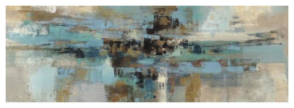 "Morning Fjord Crop" Digital Paper Print by Silvia Vassileva, 74"x26"