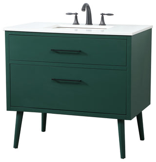 Home Living 36" Bathroom Vanity, Green