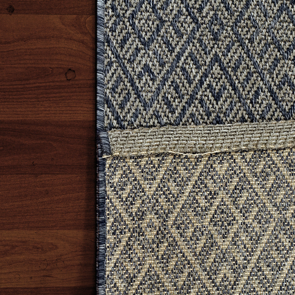 Coastal Grey Area Rug, 3'11"x5'7"