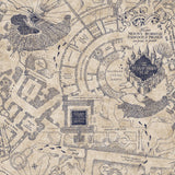 Blue Harry Potter Marauder's Map Peel & Stick Wallpaper