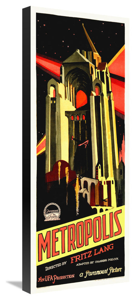 "Metropolis" Stretched Canvas Giclee by Hollywood Photo Archive, 12x30"