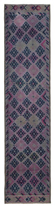 Rug N Carpet - Handmade Turkish 3' 1" x 13' 4" Unique Runner Rug