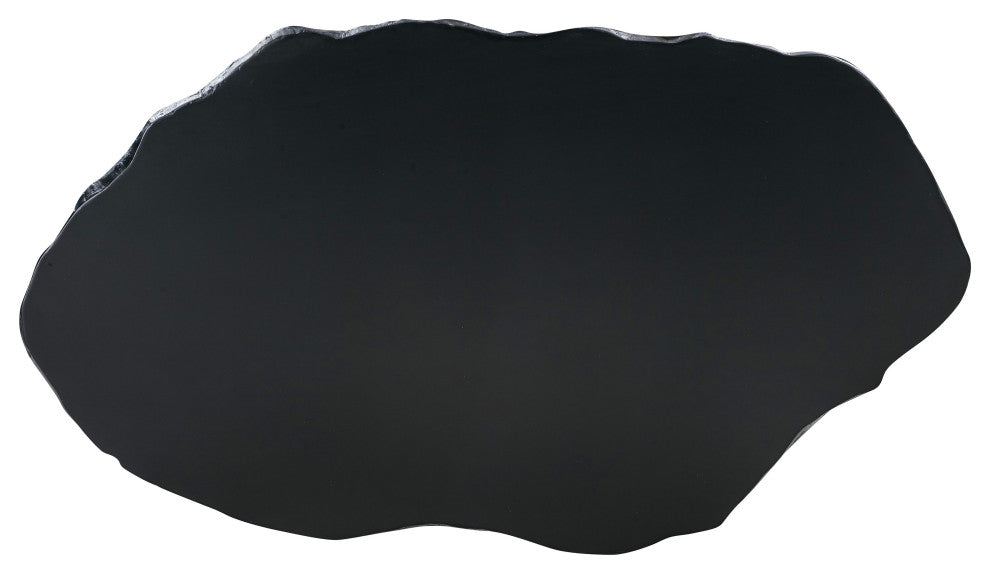 Crag Black Concrete Coffee Table