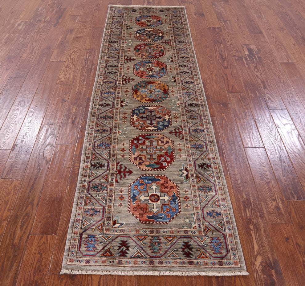Runner Handmade Bokhara Rug 2' 8" X 8' 10" - Q12532