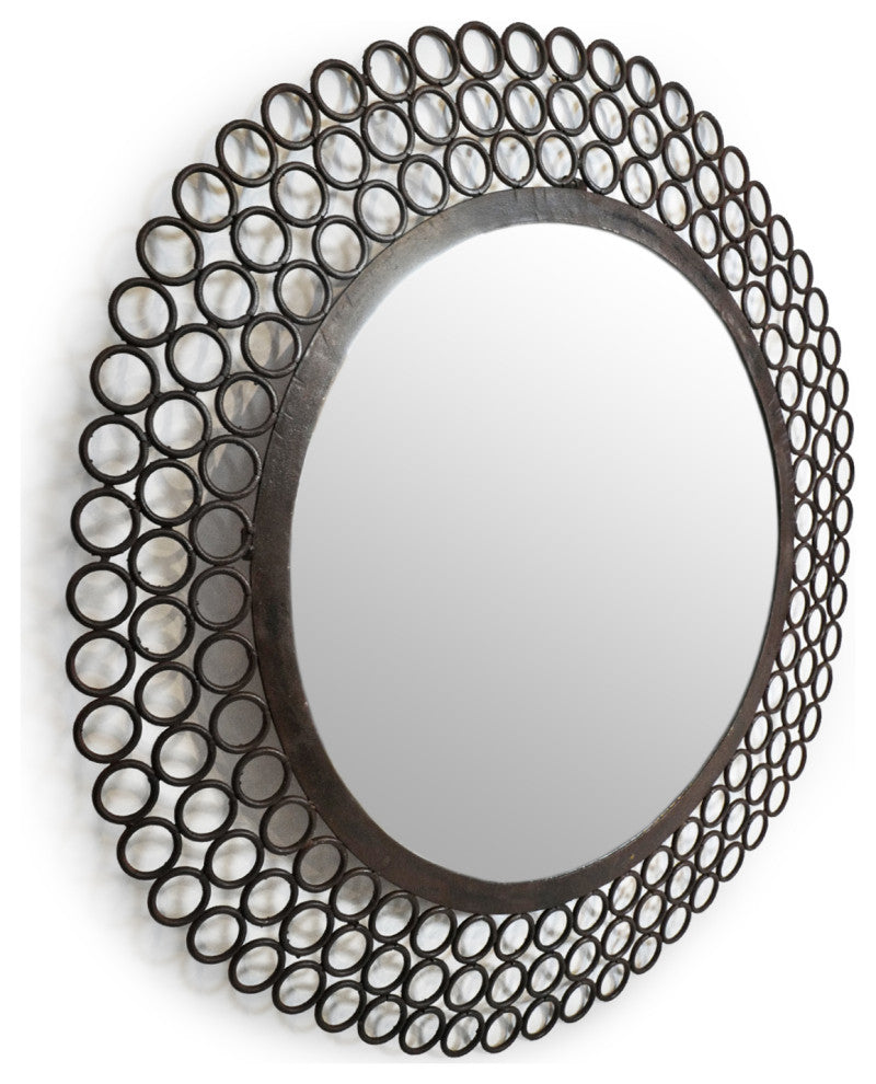 Iron Round Ring Mirror