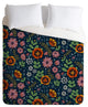 Pimlada Phuapradit Midnight Bloom 1 Duvet Cover, King