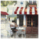 "Relaxing at the Cafe II" Digital Paper Print by James Wiens, 42"x42"