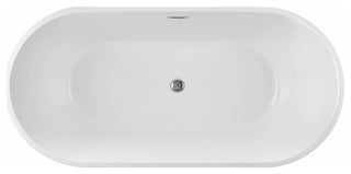Cartisan Design 60" BT-03 Freestanding Bathtub, Acrylic