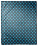 Blue Floral Squares Fleece Blanket