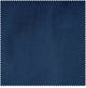 Signature Dreamland Blue Plush Velvet Hotel Blackout Fabric Sample, 4Wx4L